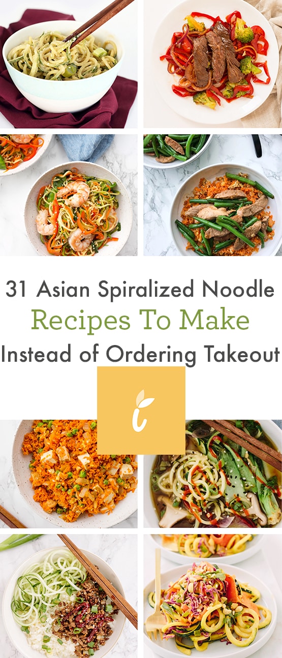 31 Asian Spiralized Noodle Recipes To Make Instead of Ordering Takeout