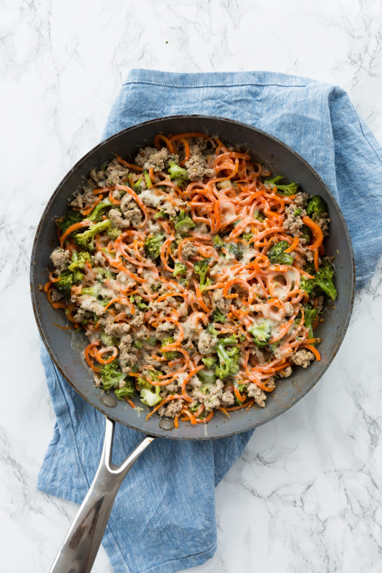 Turkey, Broccoli and Carrot Noodle Bake