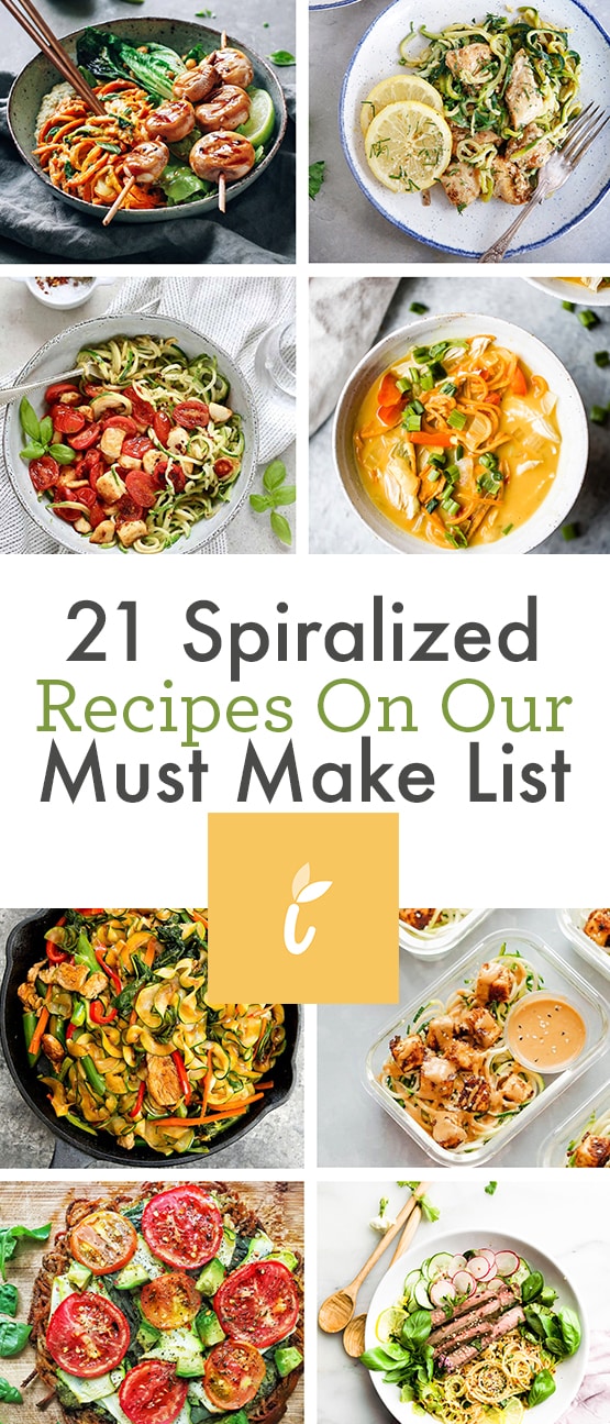 21 Spiralized Recipes On Our Must Make List