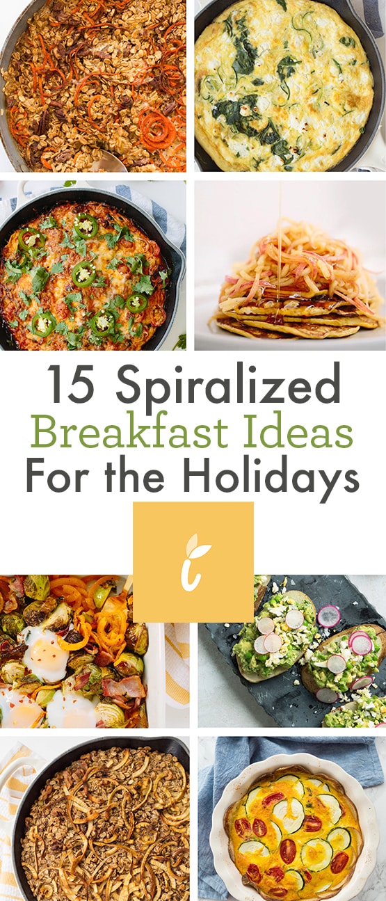 15 Spiralized Breakfast Ideas For The Holidays