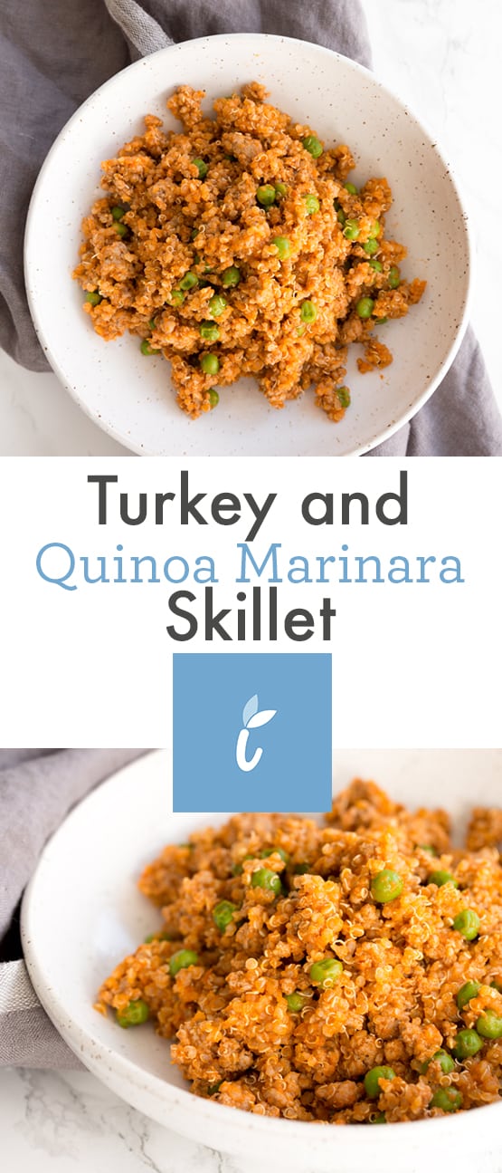 Turkey and Quinoa Marinara Skillet