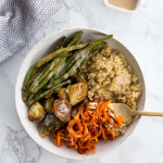 Vegetarian Roasted and Spiralized Veggie Bowls