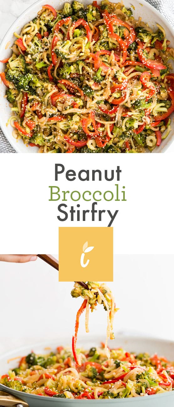 Peanut Broccoli Stirfry