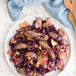 Sausage with Cabbage and Apples