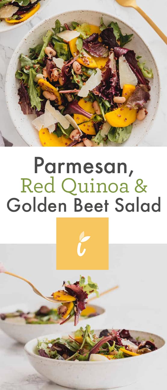 Parmesan, Red Quinoa & Golden Beet Salad