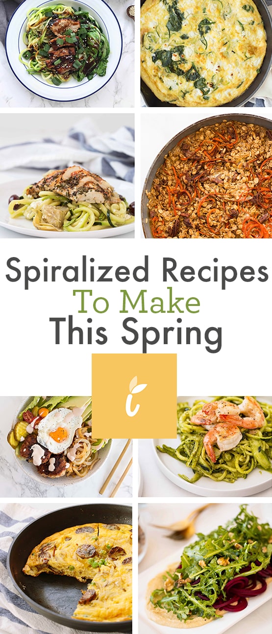Spiralized Recipes to make this spring