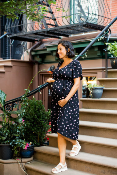 pregnant in florals