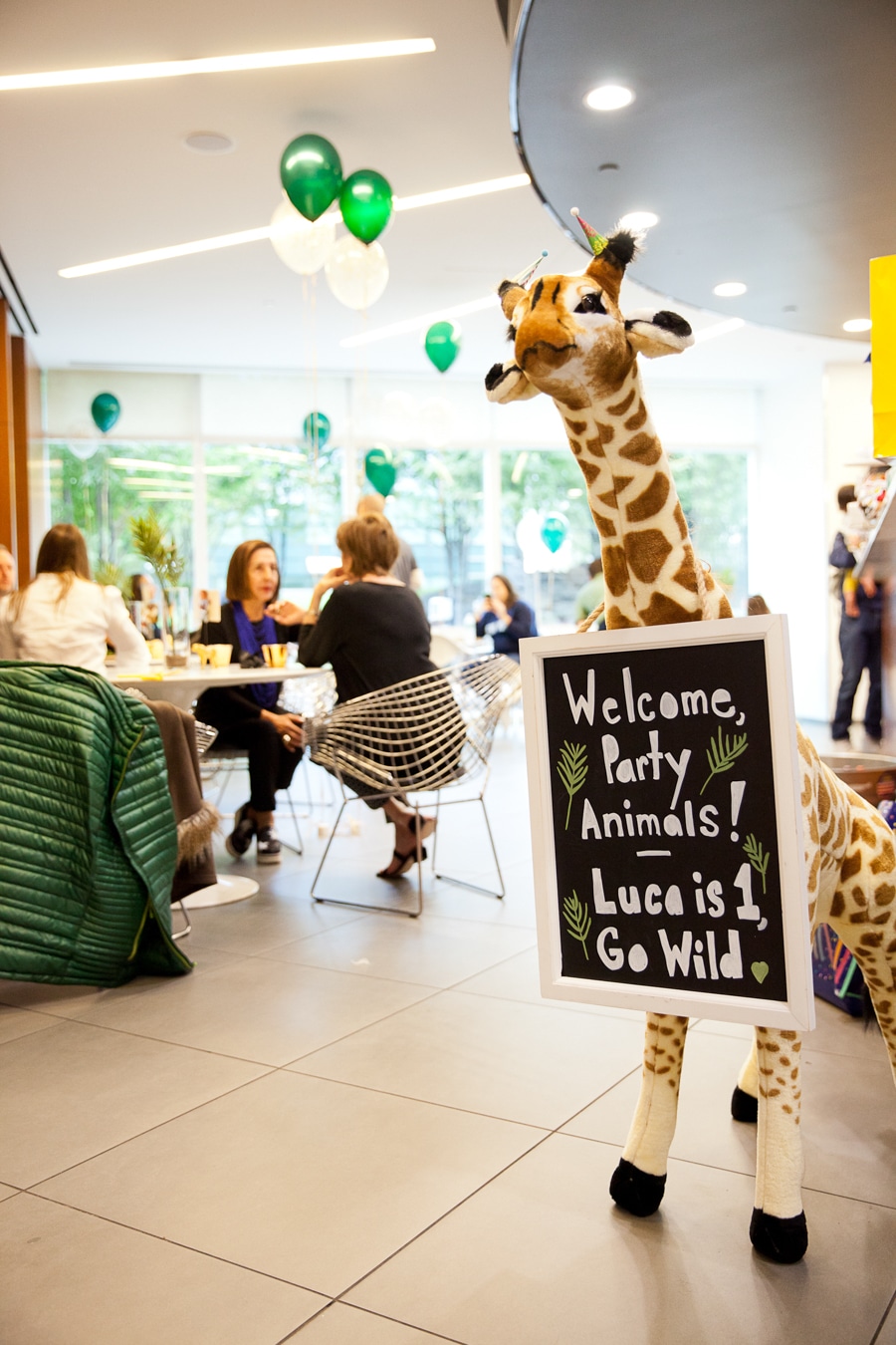 Luca's wild animal one year birthday party - Inspiralized