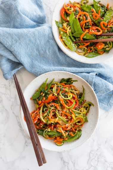 Spiralized Vegetable Lo Mein