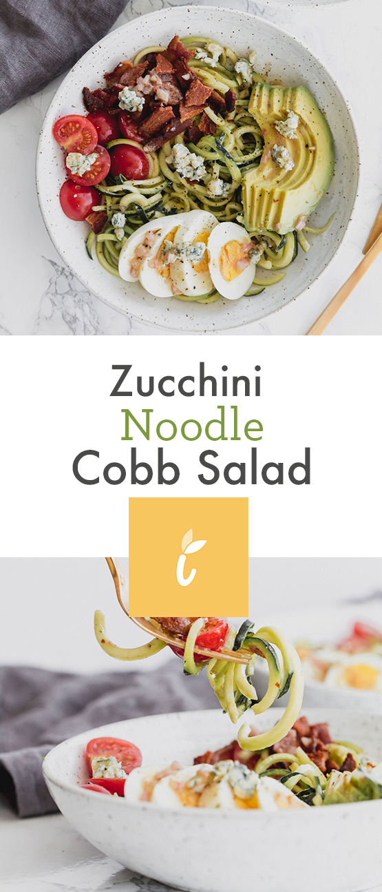 Zucchini Noodle Cobb Salad