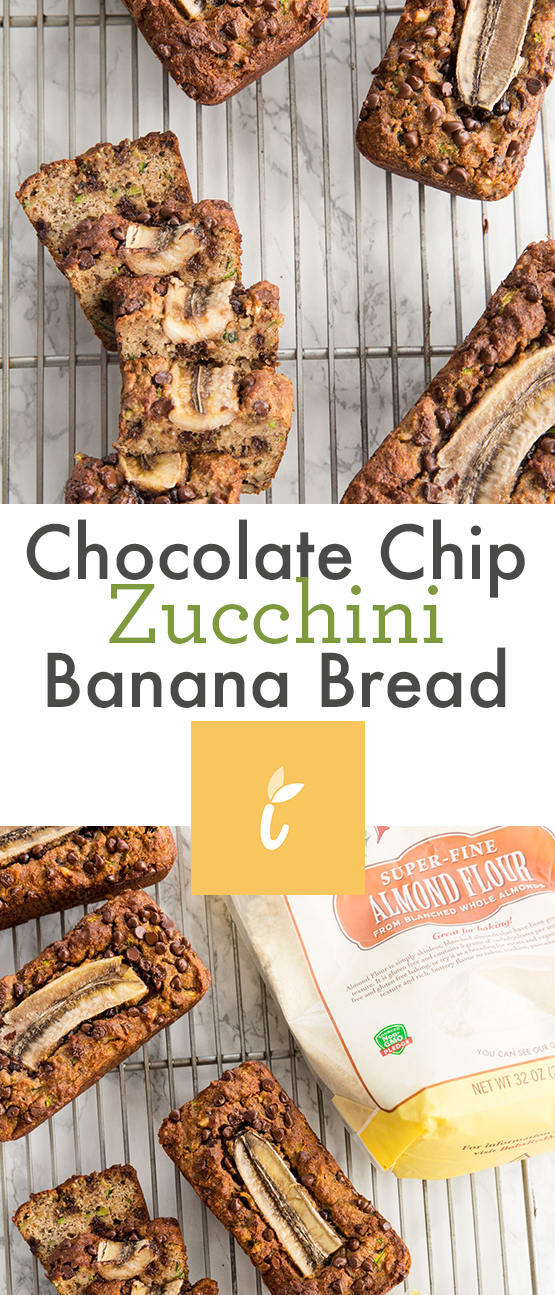 Chocolate Chip Zucchini Banana Bread