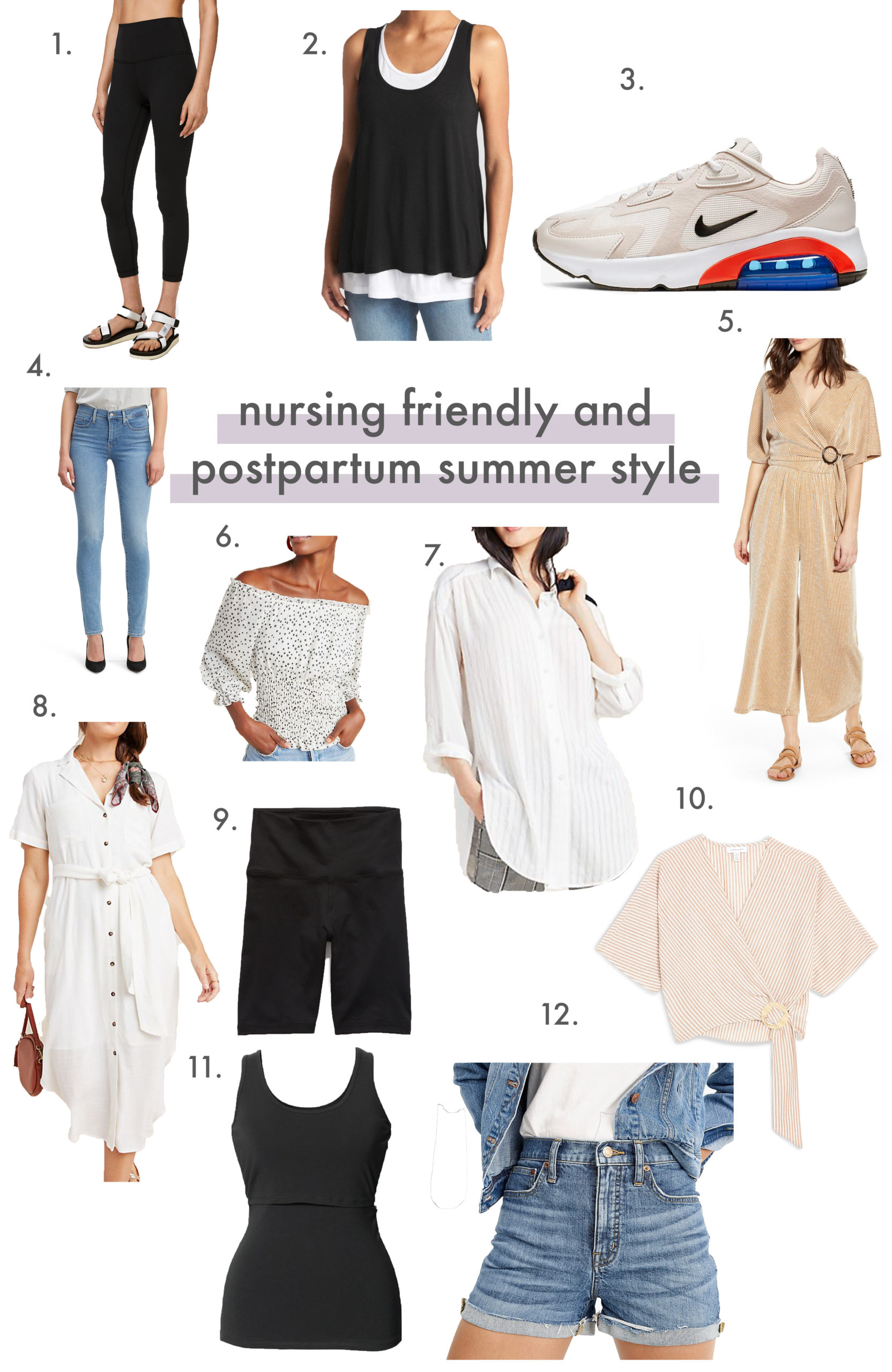 Nursing Friendly Outfit Ideas