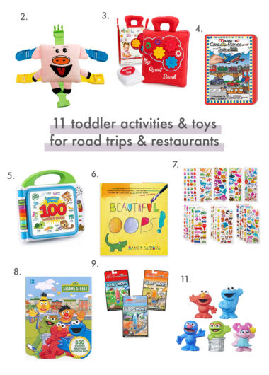 11 toddler activities and toys for road trips and restaurants