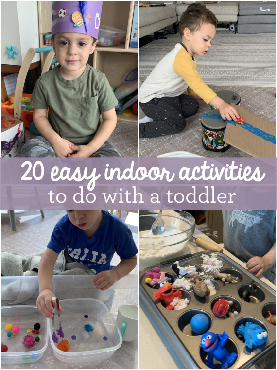 20 Easy Indoor Activities To Do With a Toddler