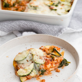 Vegetarian Zucchini and Quinoa Lasagna