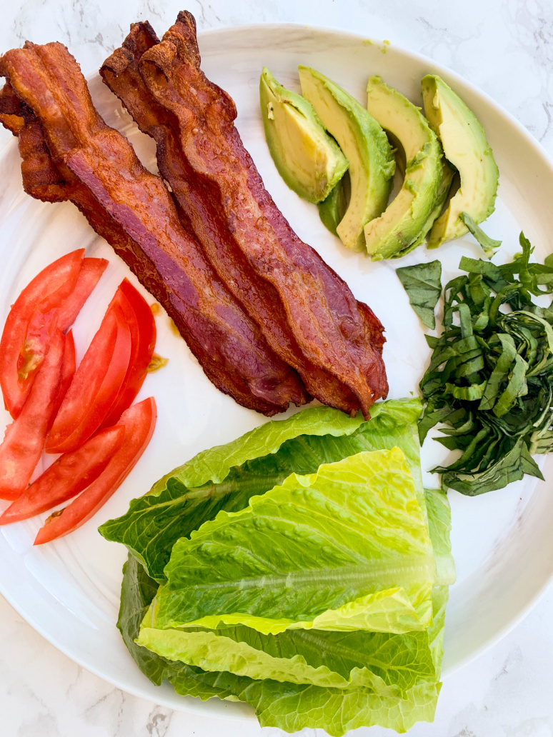 BLT Summer Rolls with Avocado and Egg