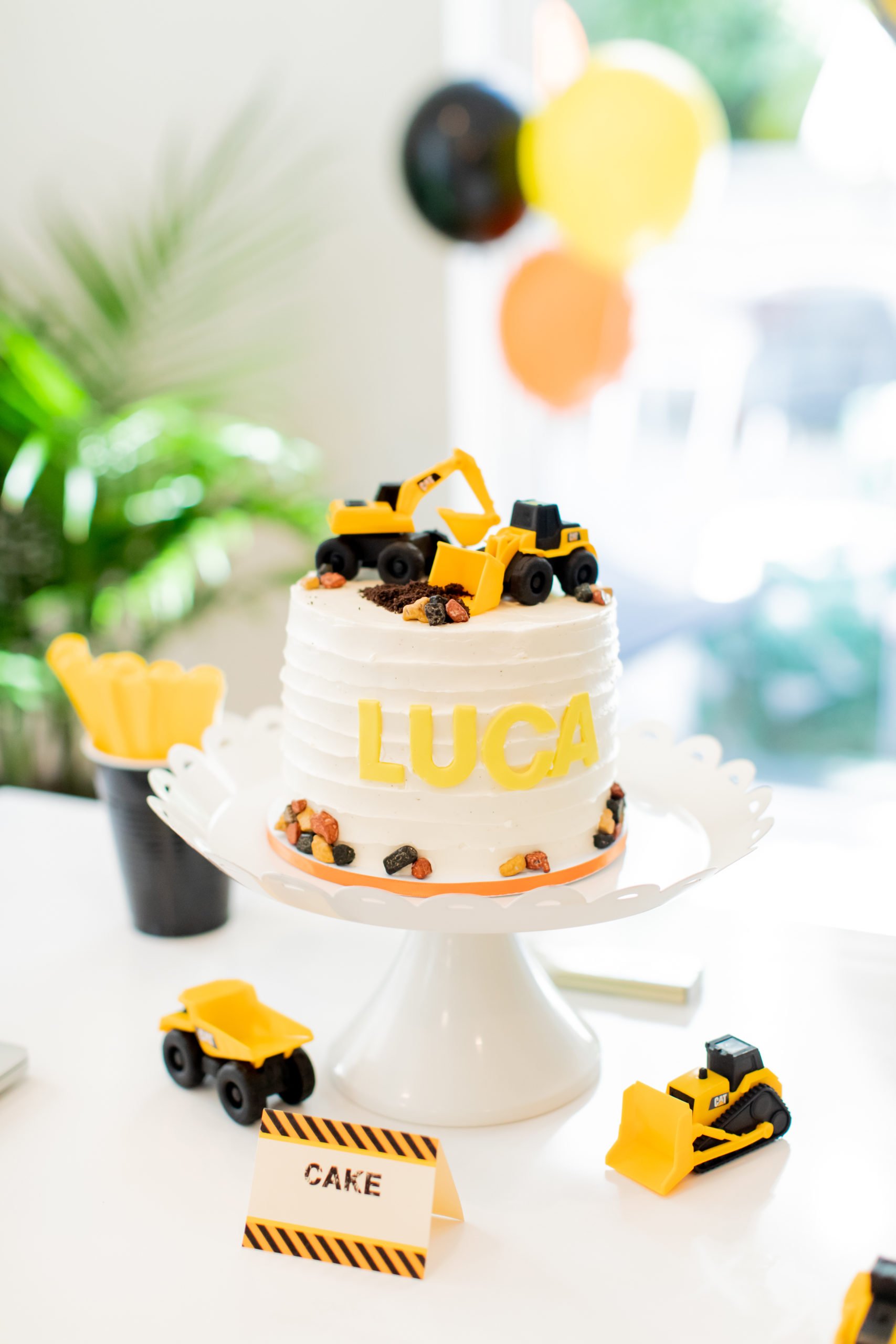 Luca's Construction Themed 3rd Birthday Party