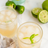 Spicy Grapefruit and Lime Mocktail