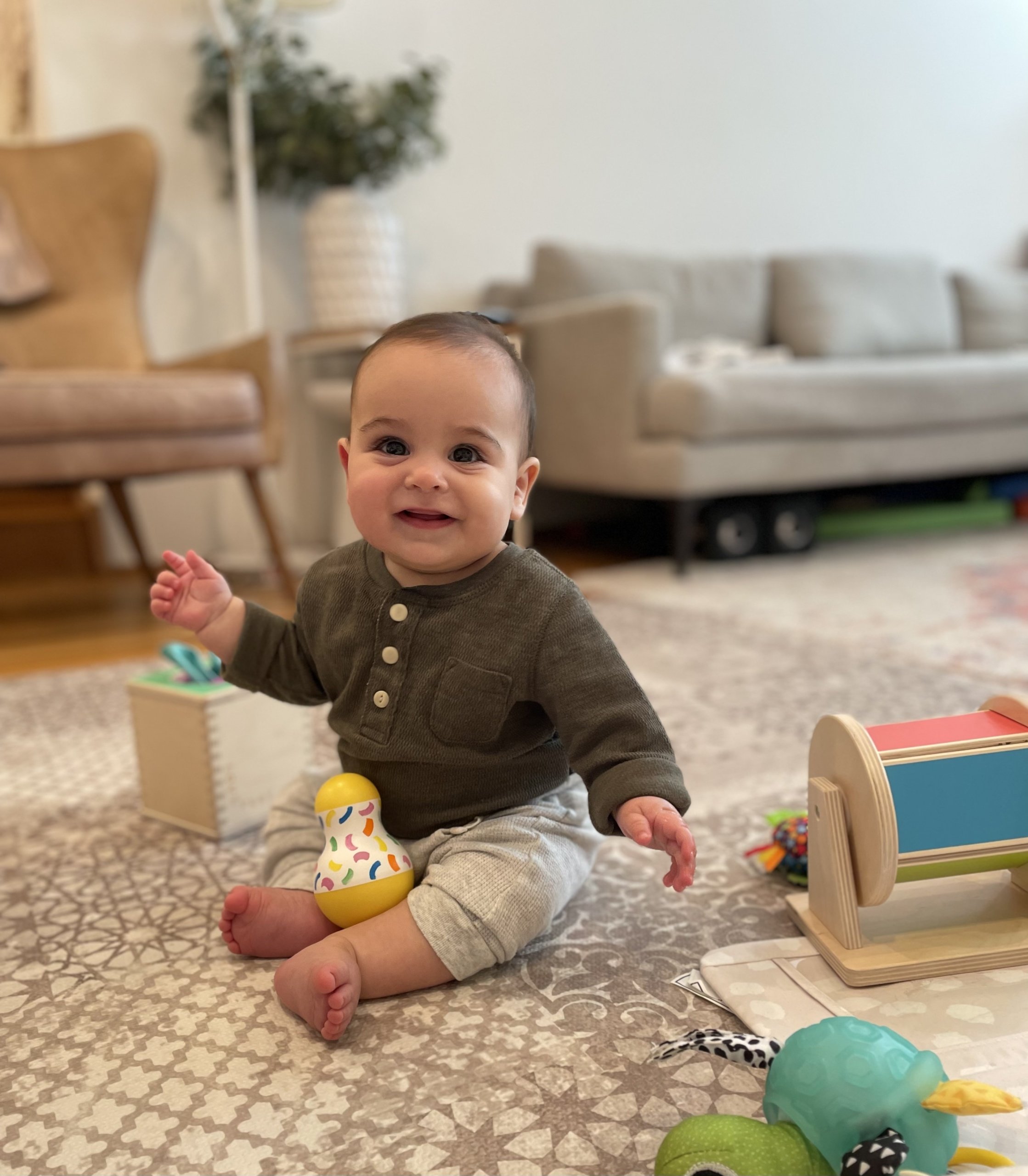 Favorite Baby Toys for 0-6 Months - Inspiralized
