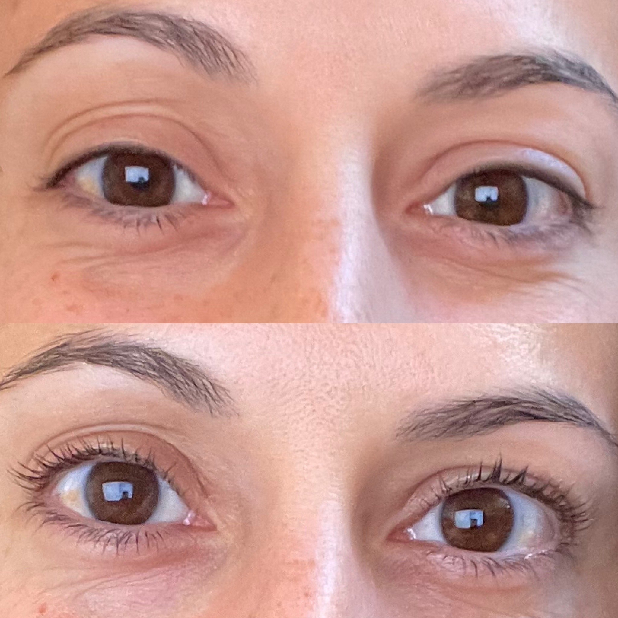 Before and After Lash Lift